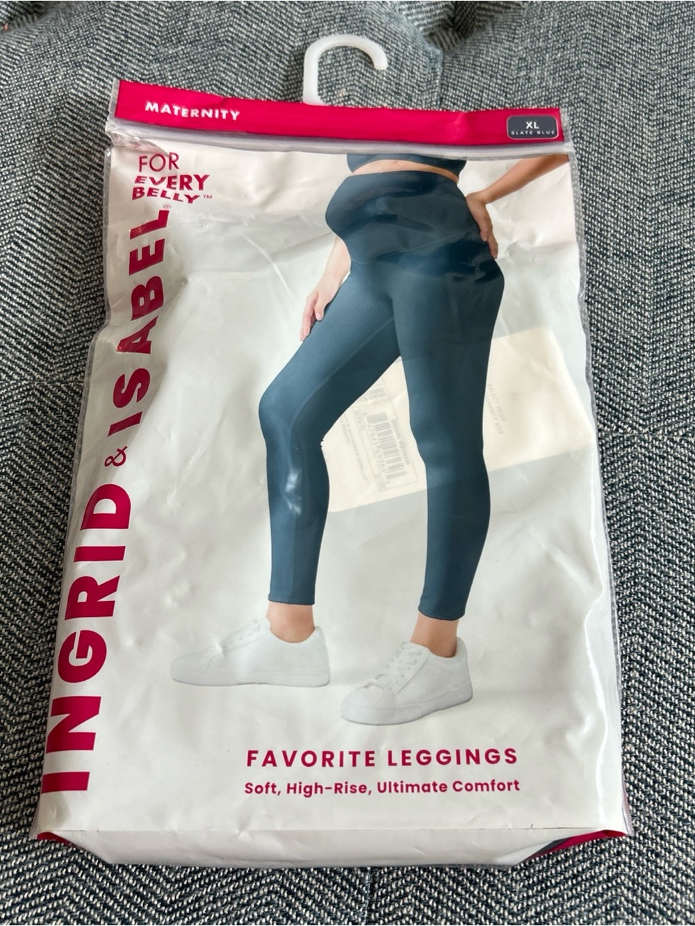 Ingrid & Isabel For Every Belly Women's Maternity Favorite Leggings, XL- Blue